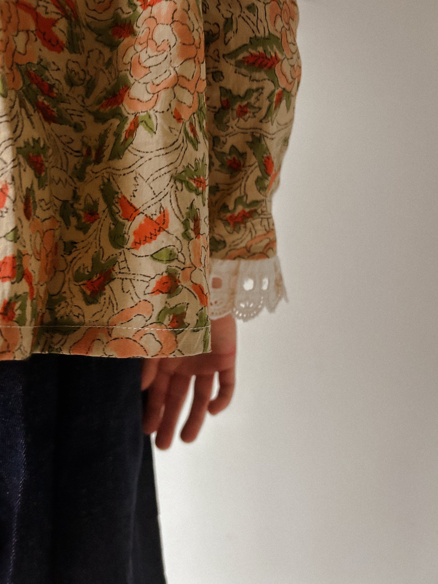 50s elastic waist denim