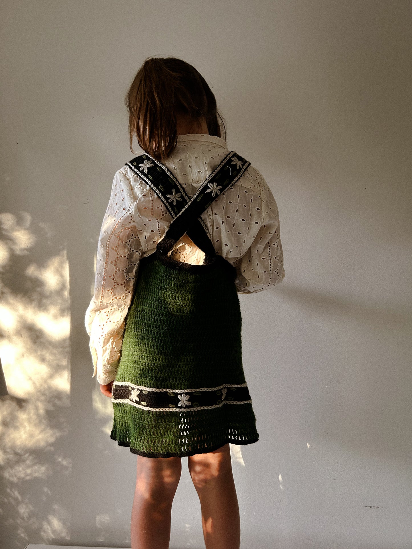 Vintage Woolen German Dress