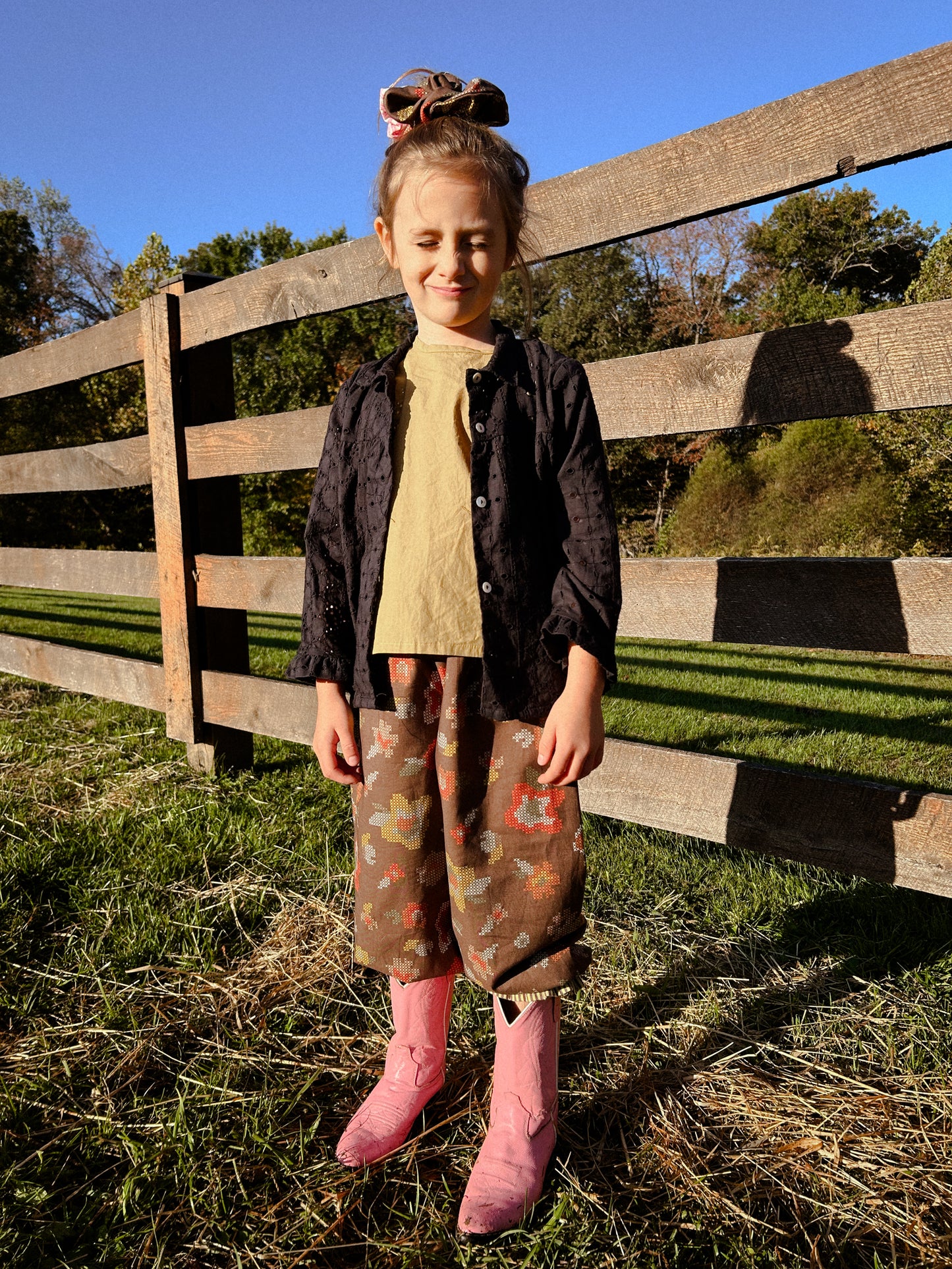 Ballet Pant in Mud & Circus Stripes