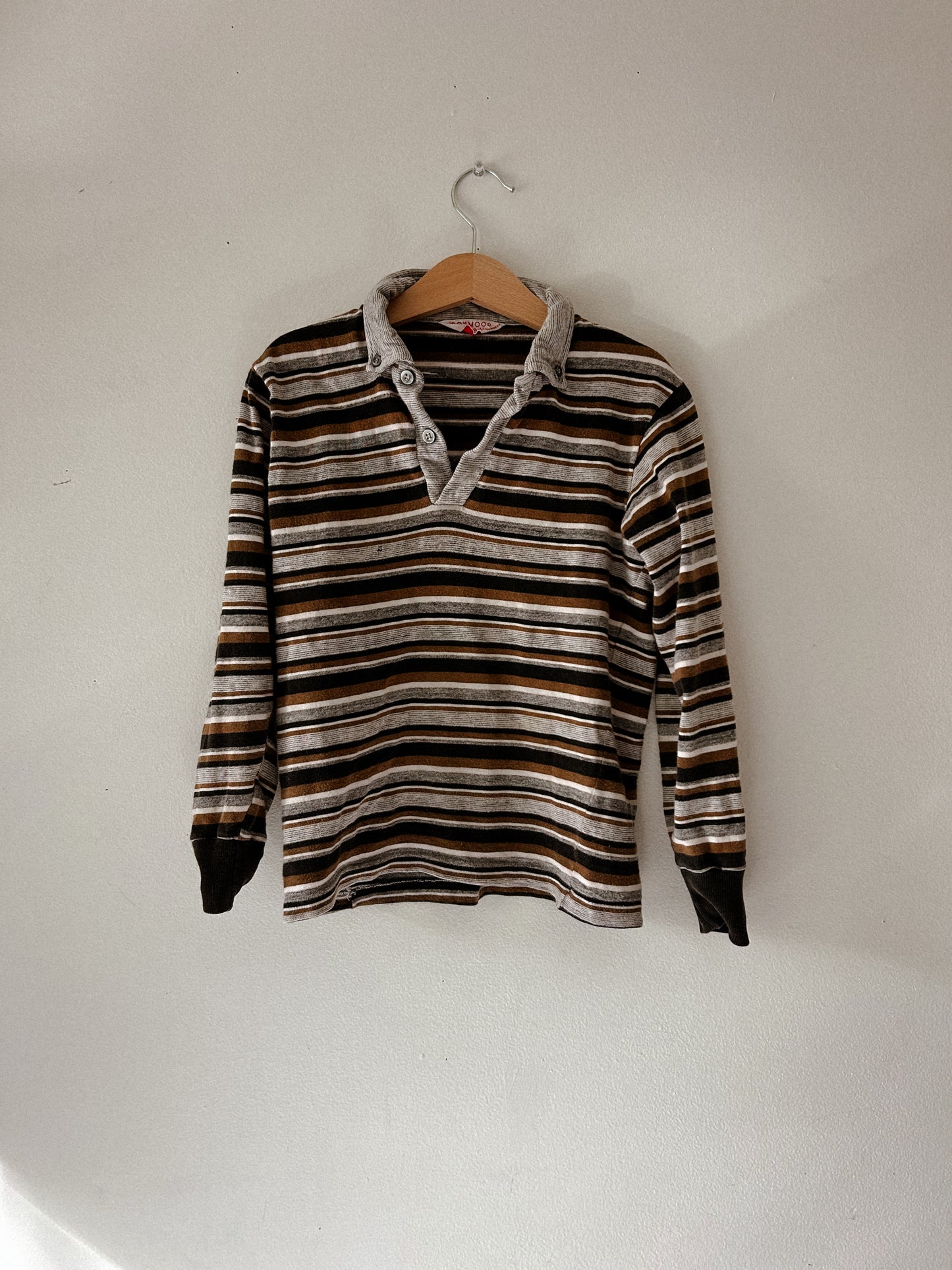 Striped 70s Polo