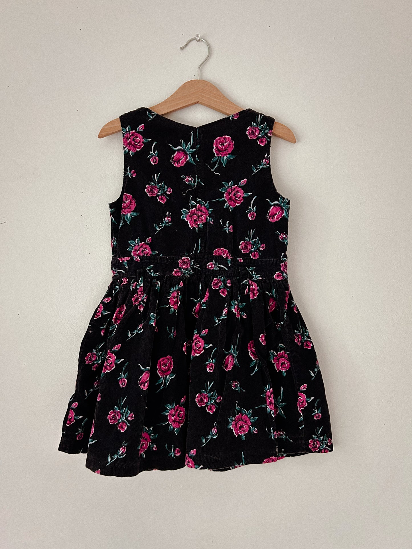 90s Floral Pinafore