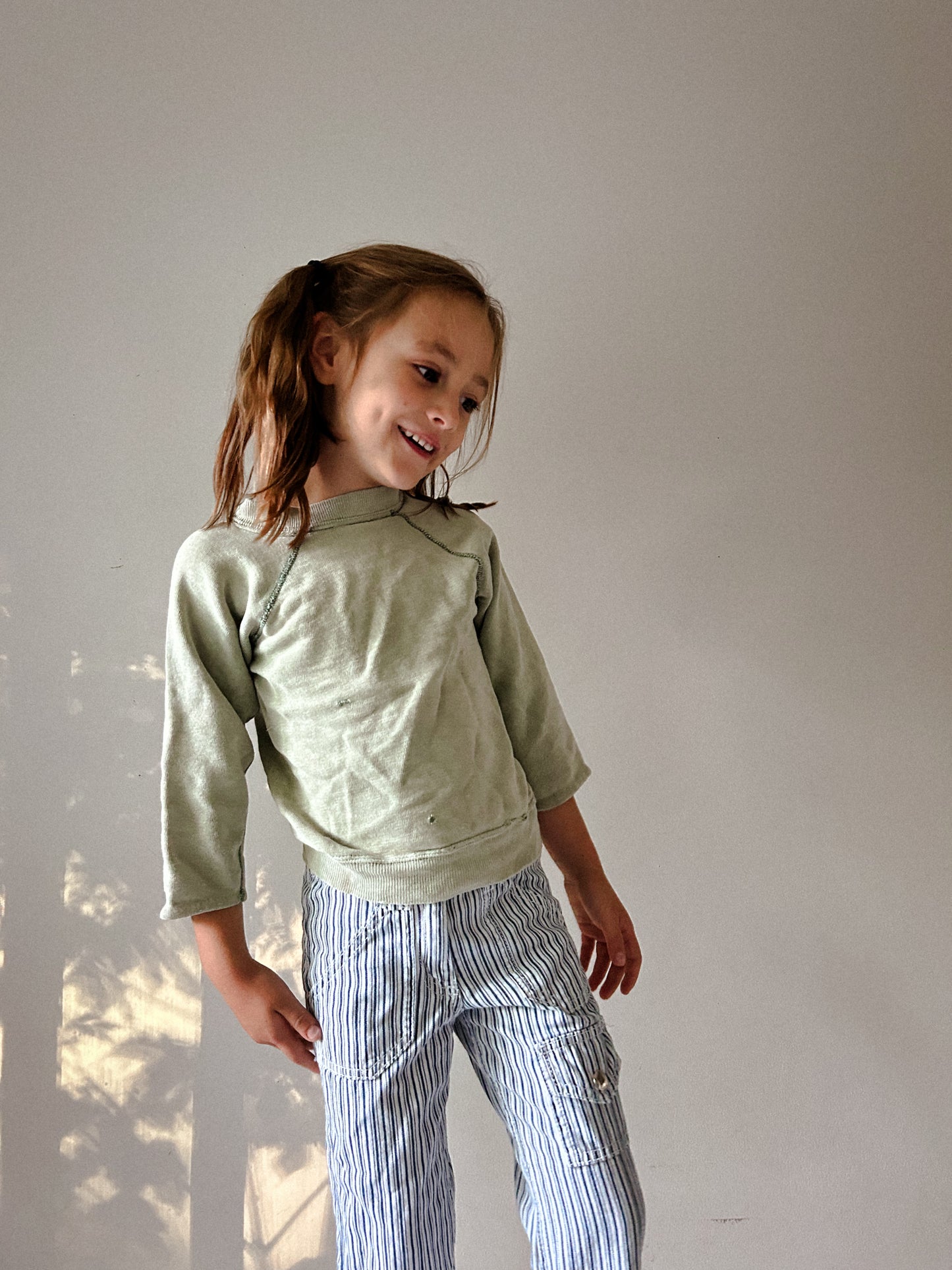 Celery Green Cotton 60s Sweatshirt