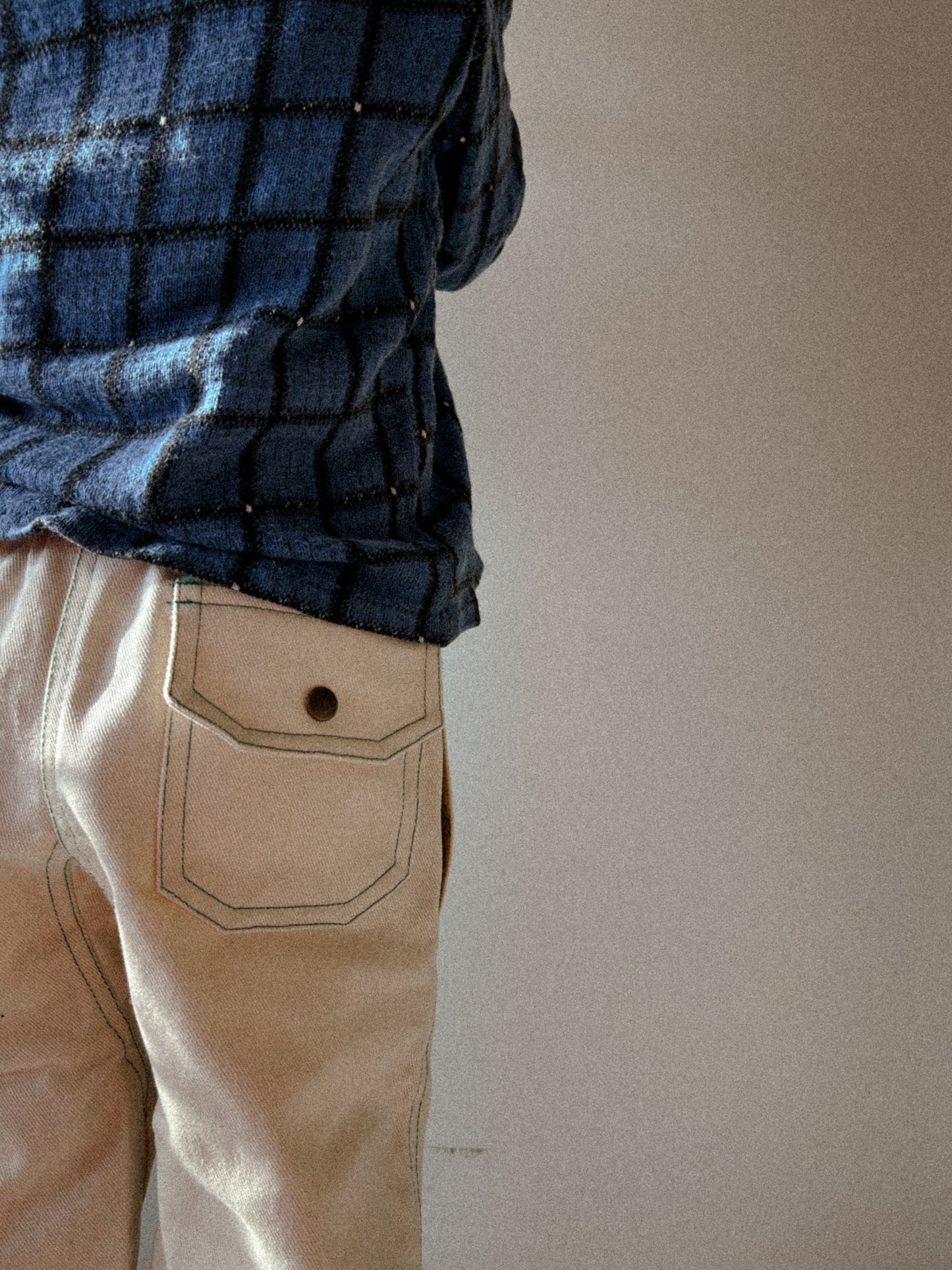 Blue Pattern Pullover