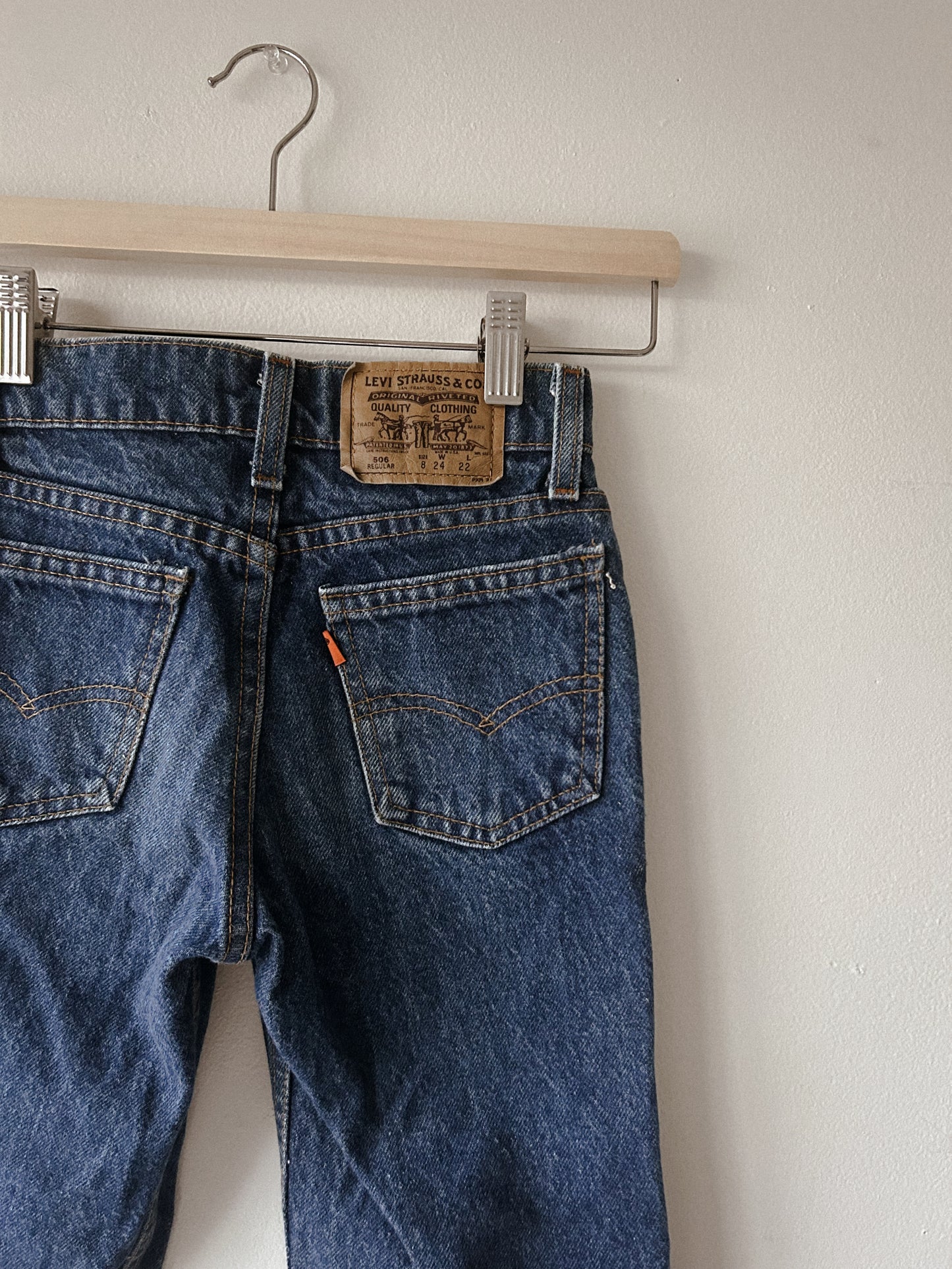Vintage Dark Wash Levis