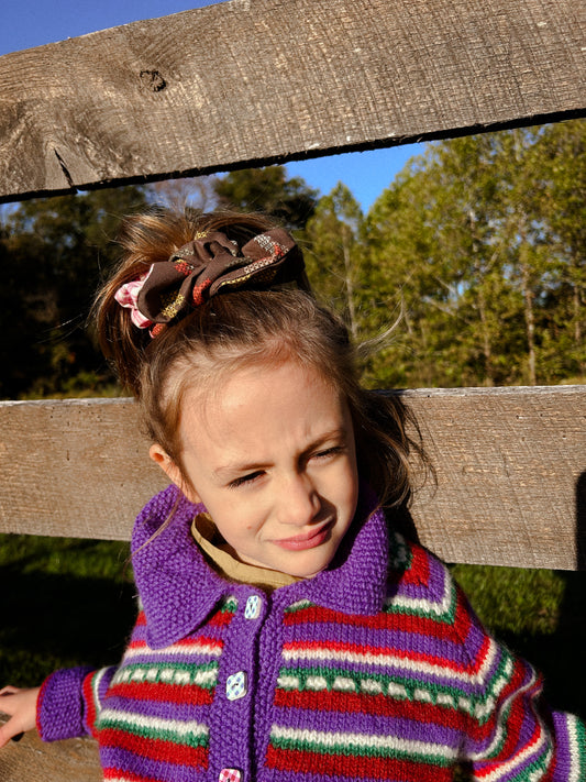 Handmade Striped Cardigan Sweater