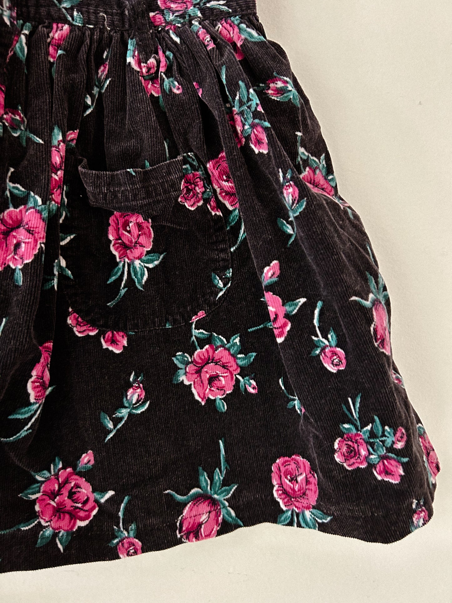 90s Floral Pinafore