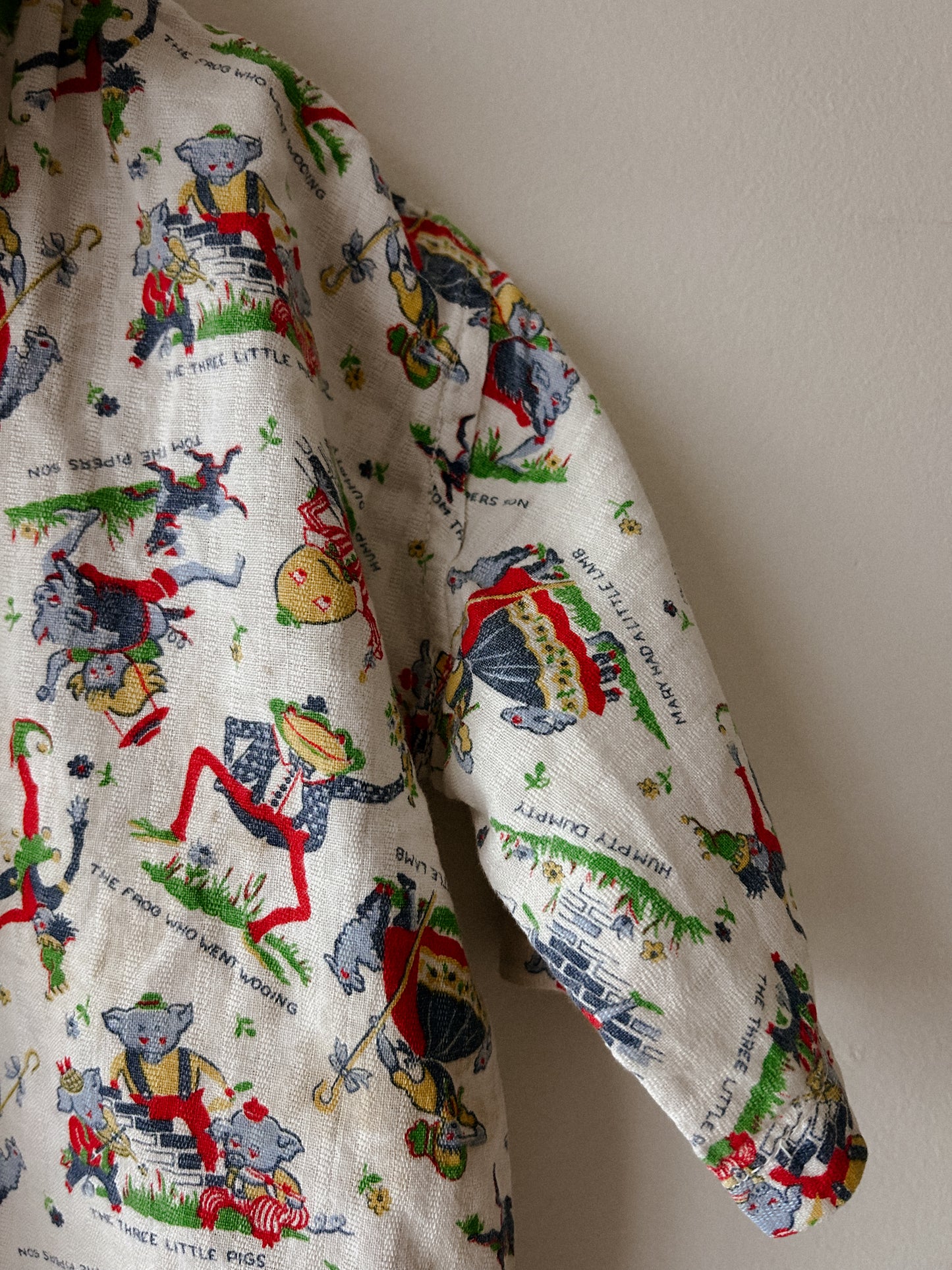 Novelty Print Button Up