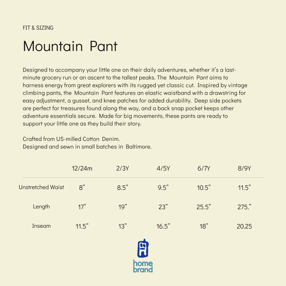 Mountain Pant in Heliotrope Patch