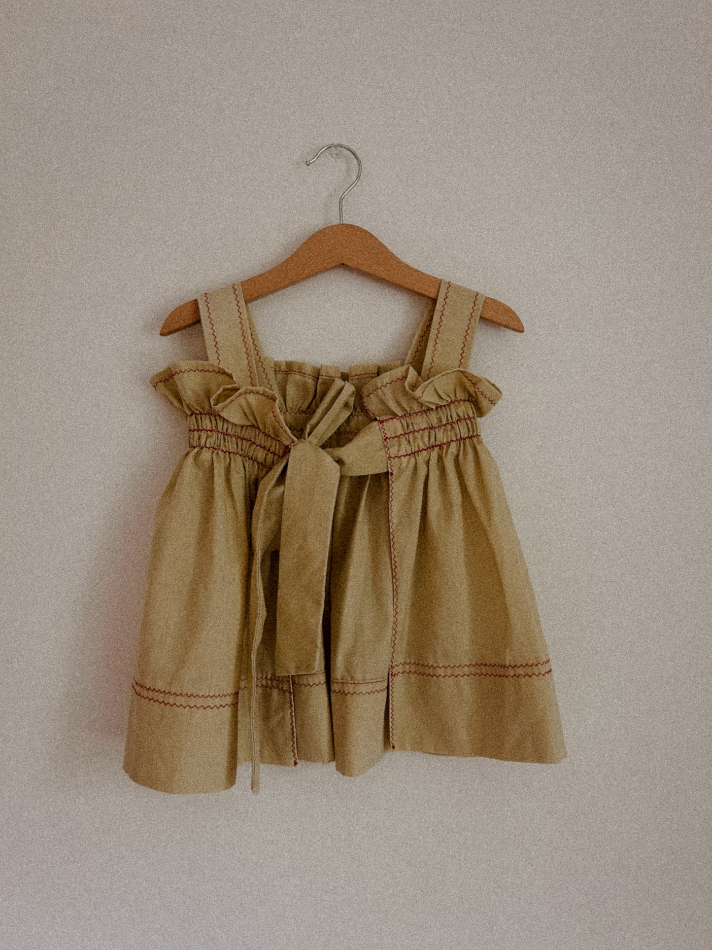 70s Homemade Tie Back Top