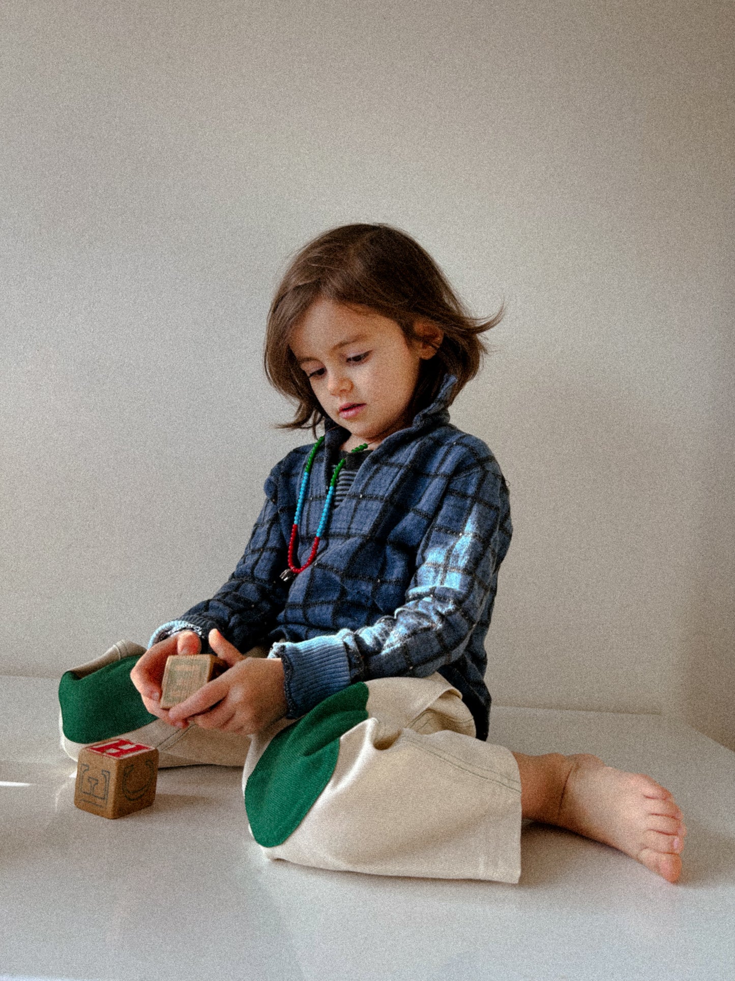 Blue Pattern Pullover