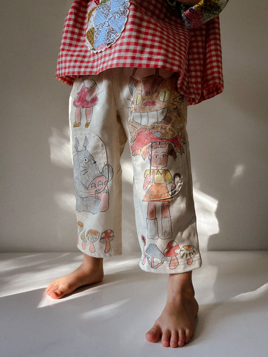 Totoro Mountain Pants 2/3Y