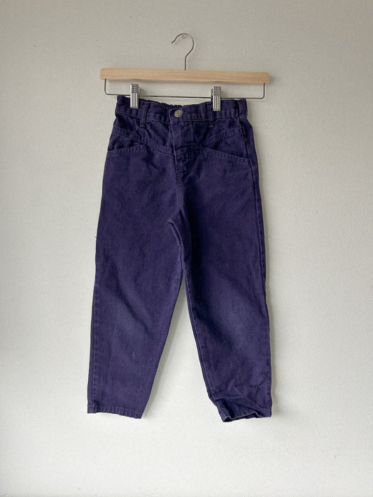 Inky Eggplant Denim