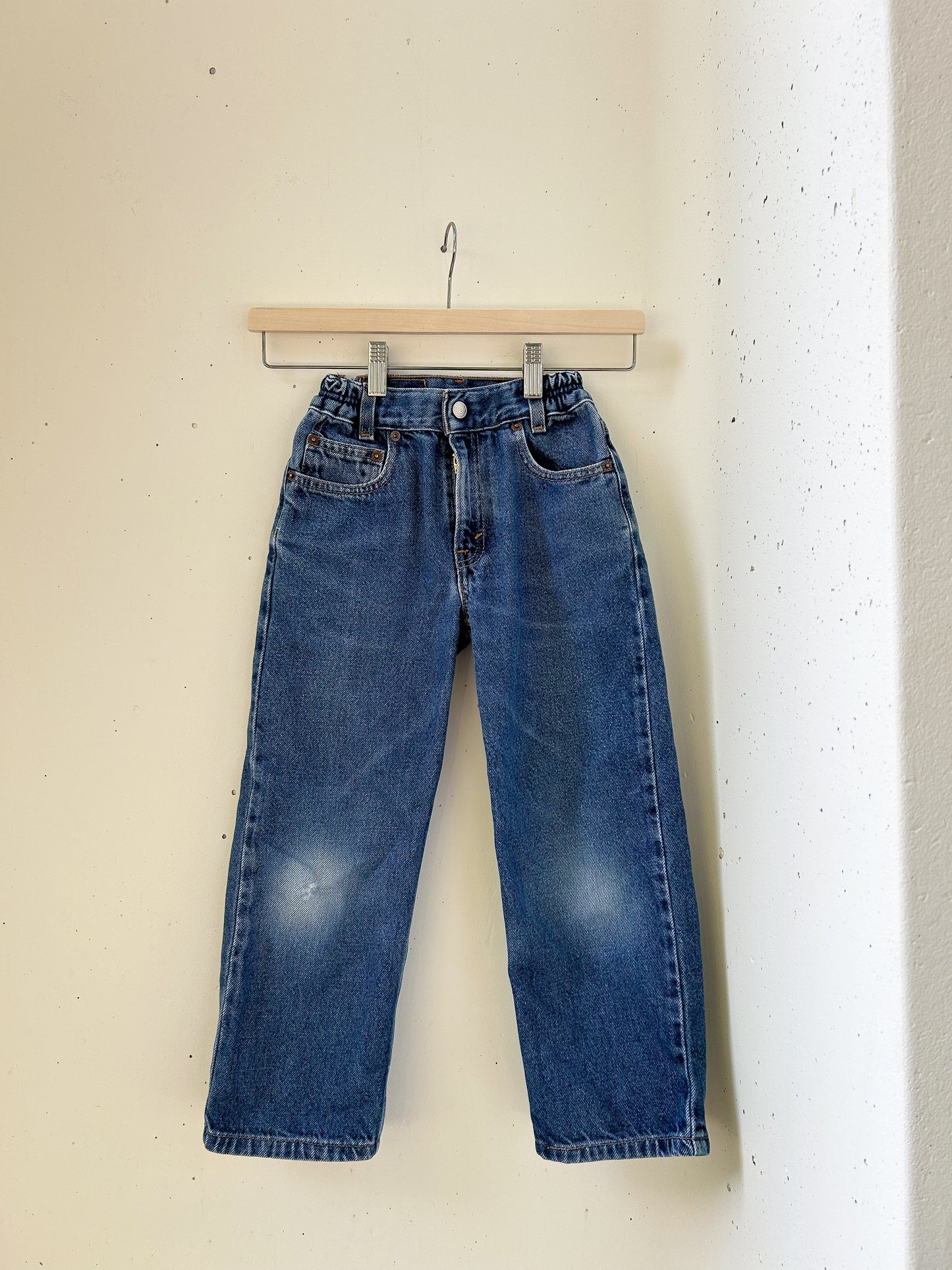 Vintage Dark Wash Loose Levis