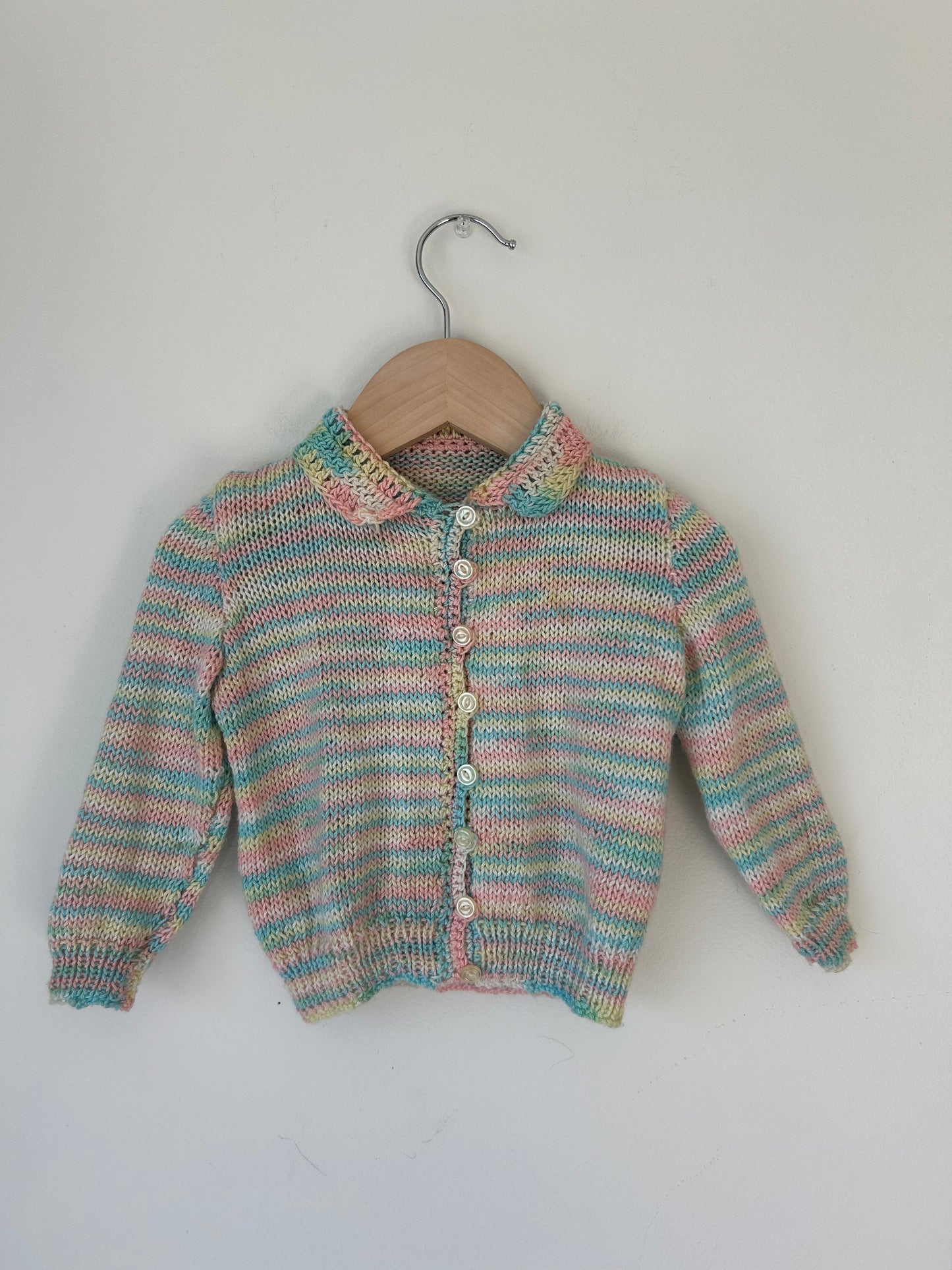 Pastel Space Dye Cardigan