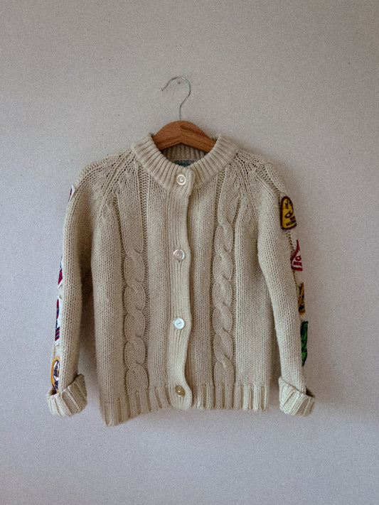 70s Ice Skating Cardigan