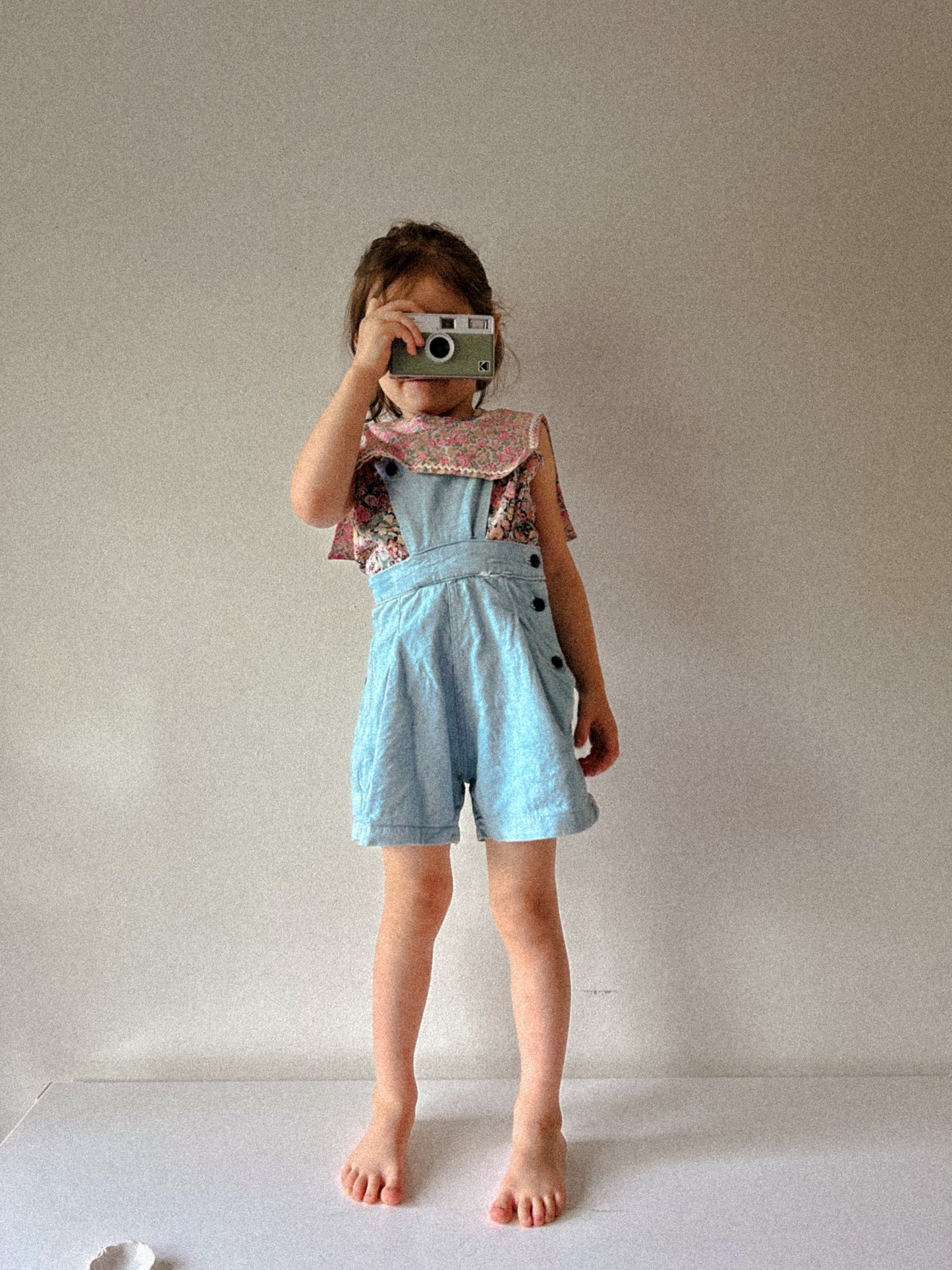 40s Chambray Shortalls