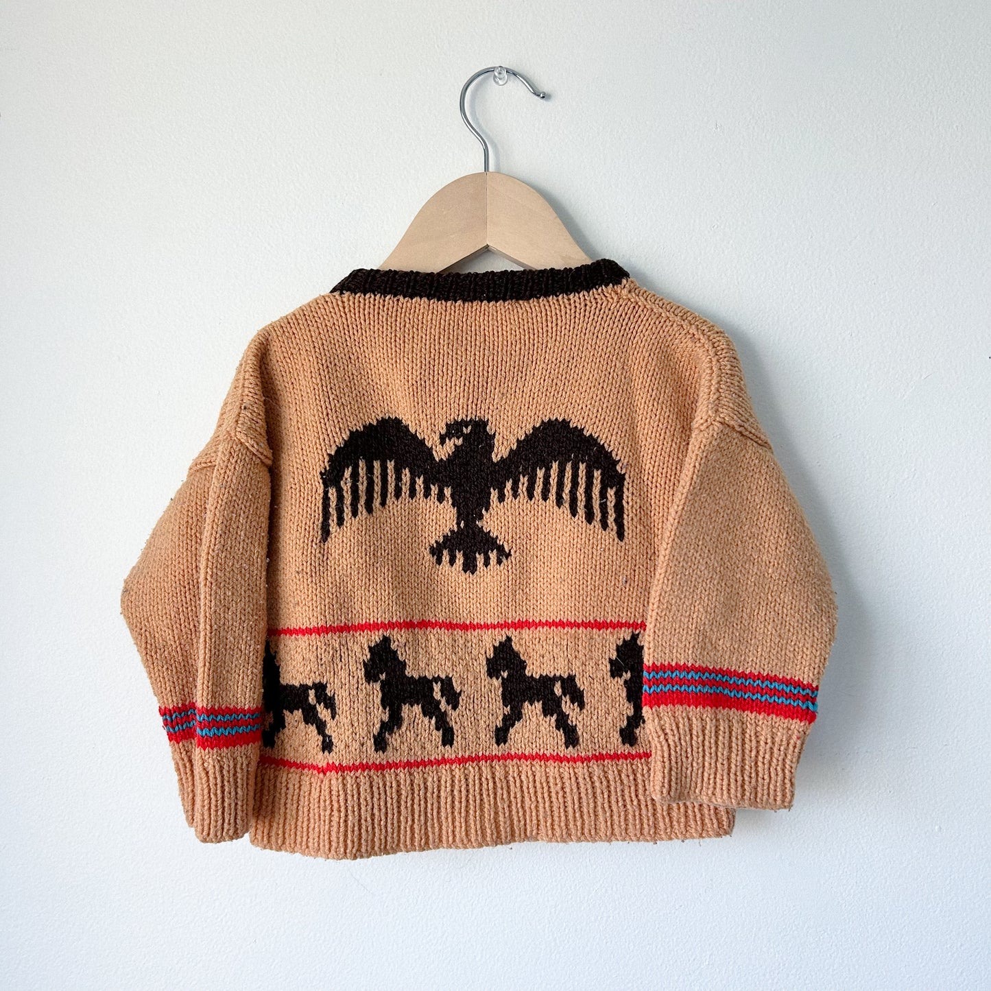 Vintage Handknit Graphic Sweater