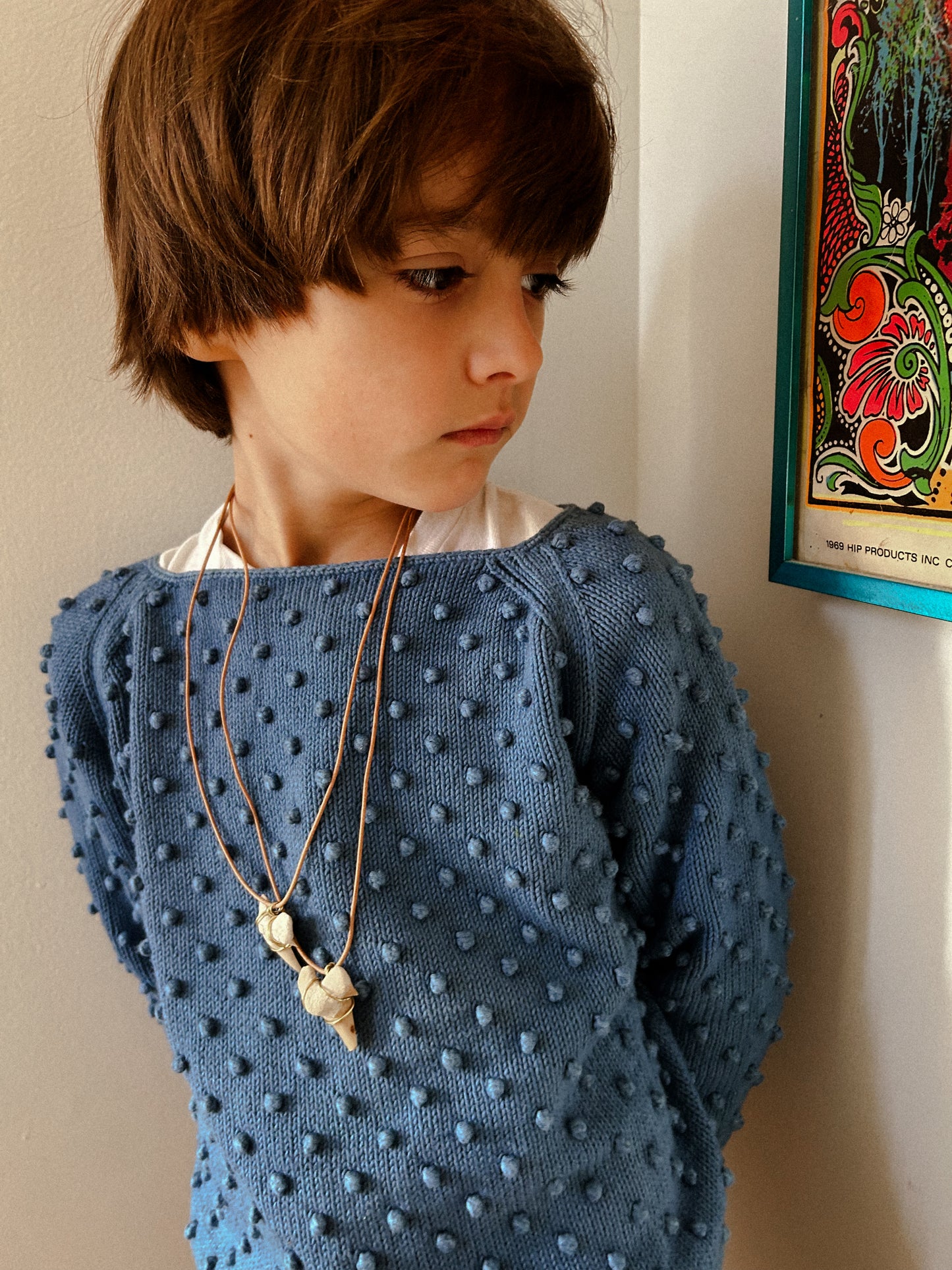 Fossilized Shark Tooth Necklace