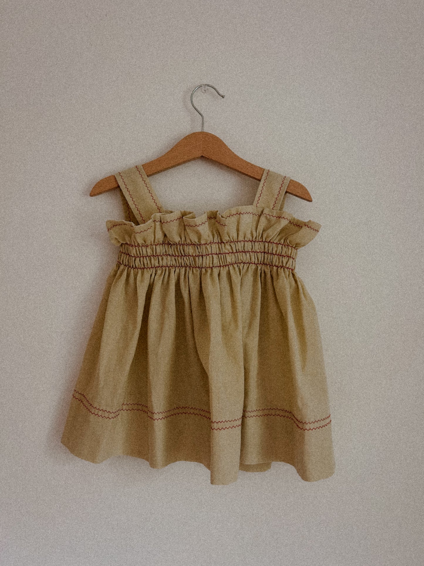 70s Homemade Tie Back Top