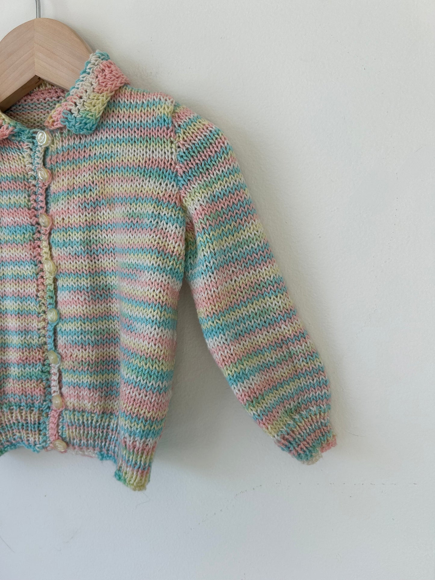 Pastel Space Dye Cardigan