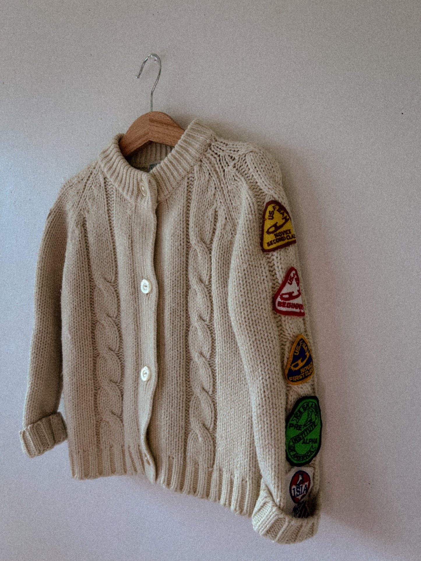 70s Ice Skating Cardigan