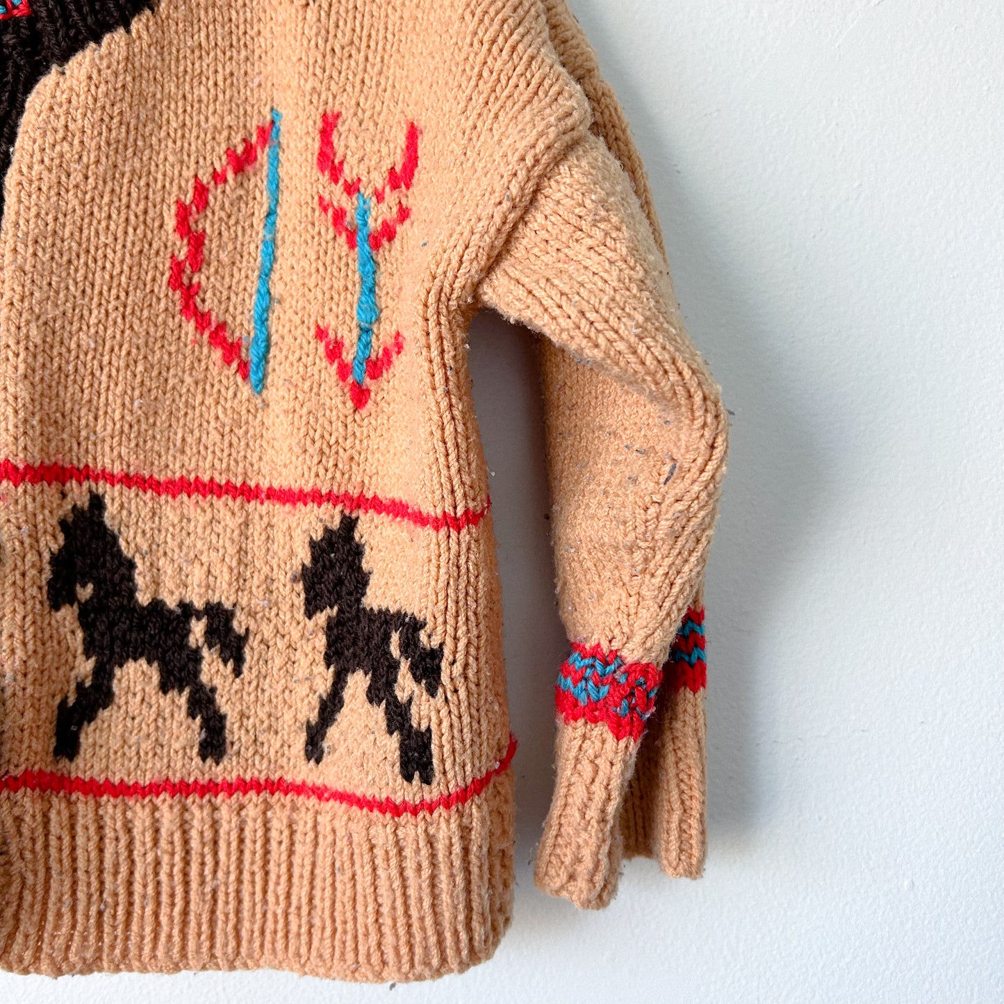 Vintage Handknit Graphic Sweater