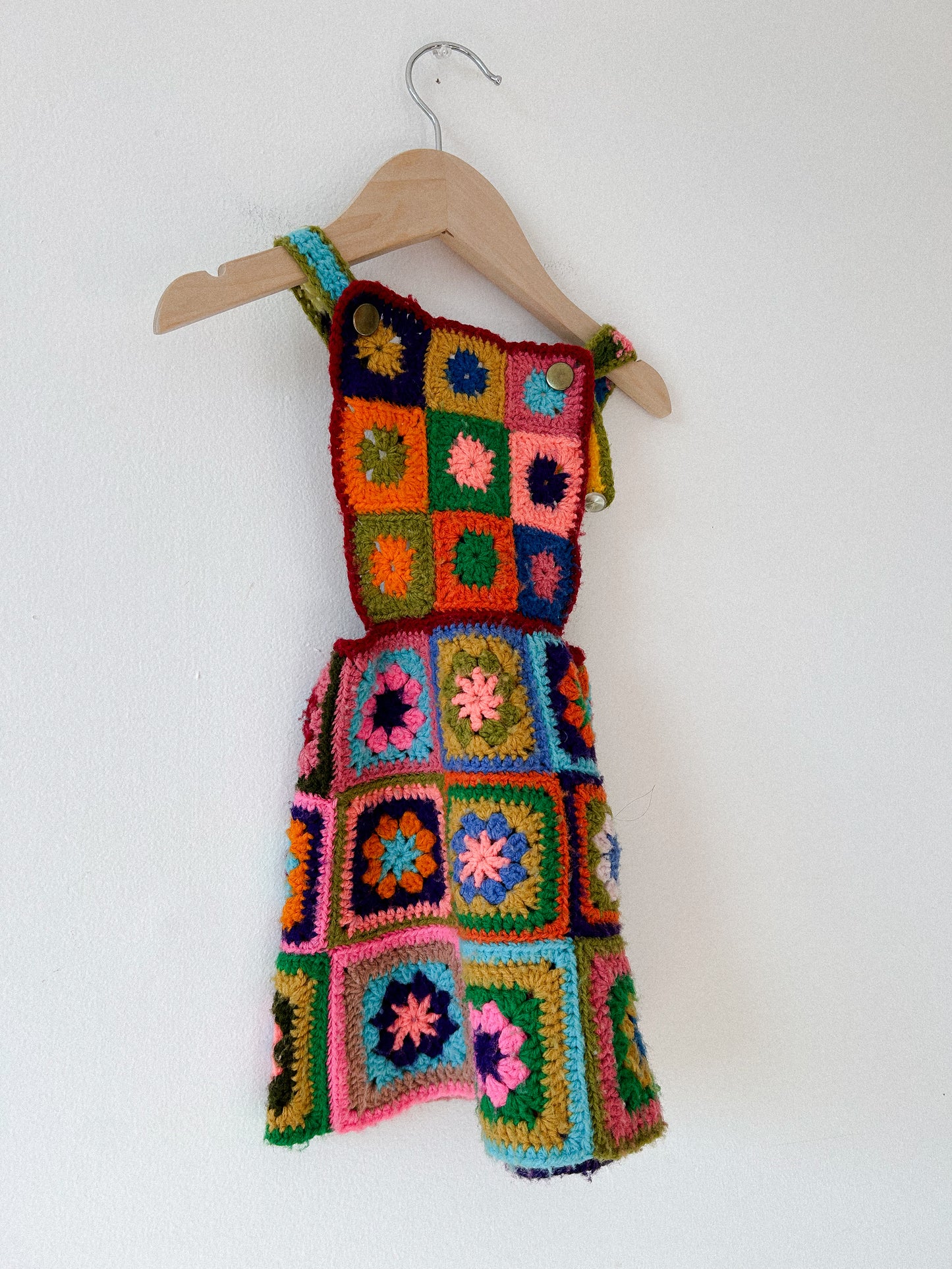 70's Crochet Pinafore Toddler