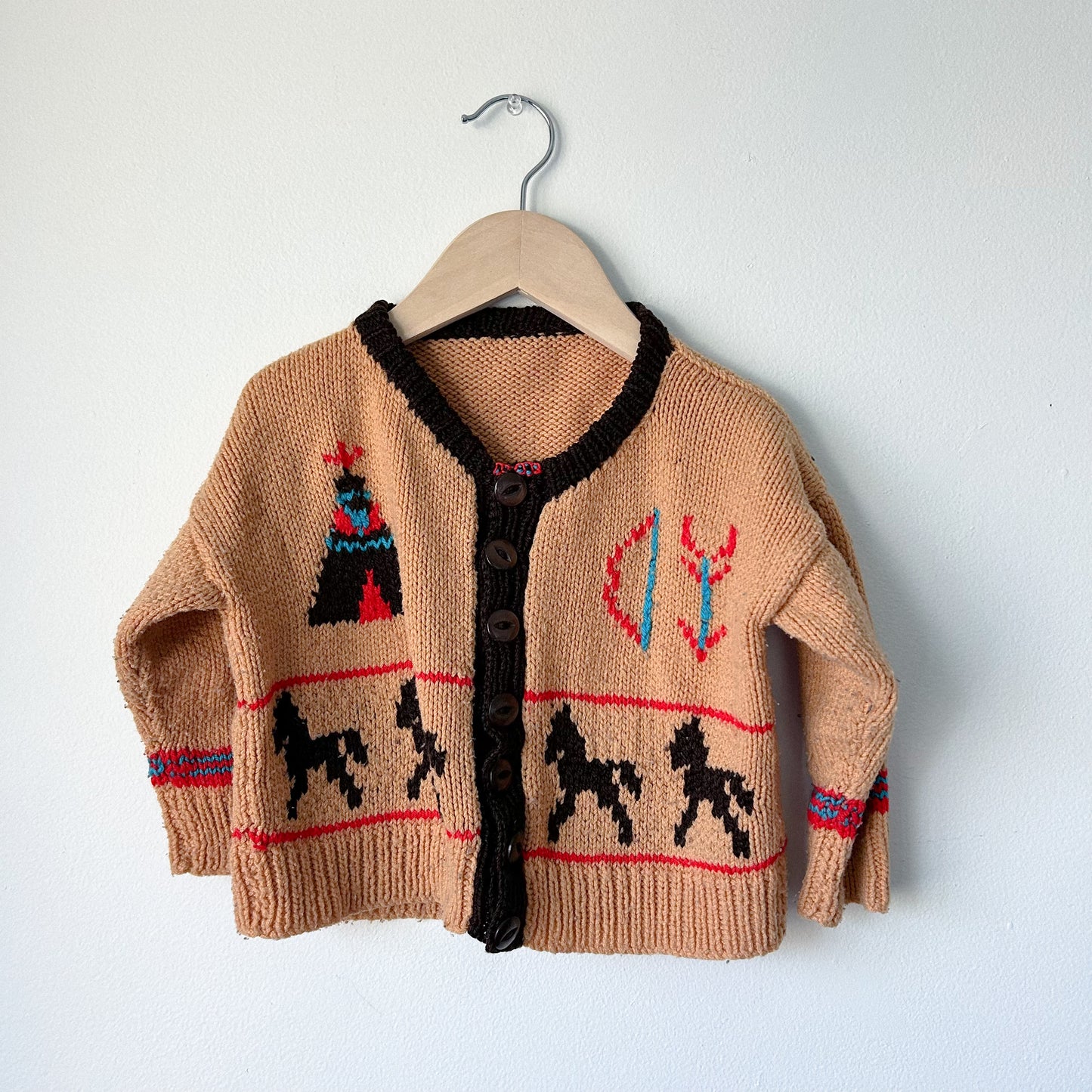 Vintage Handknit Graphic Sweater