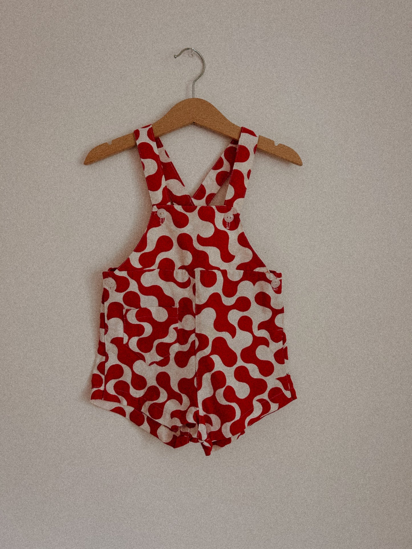 50s swirl overalls