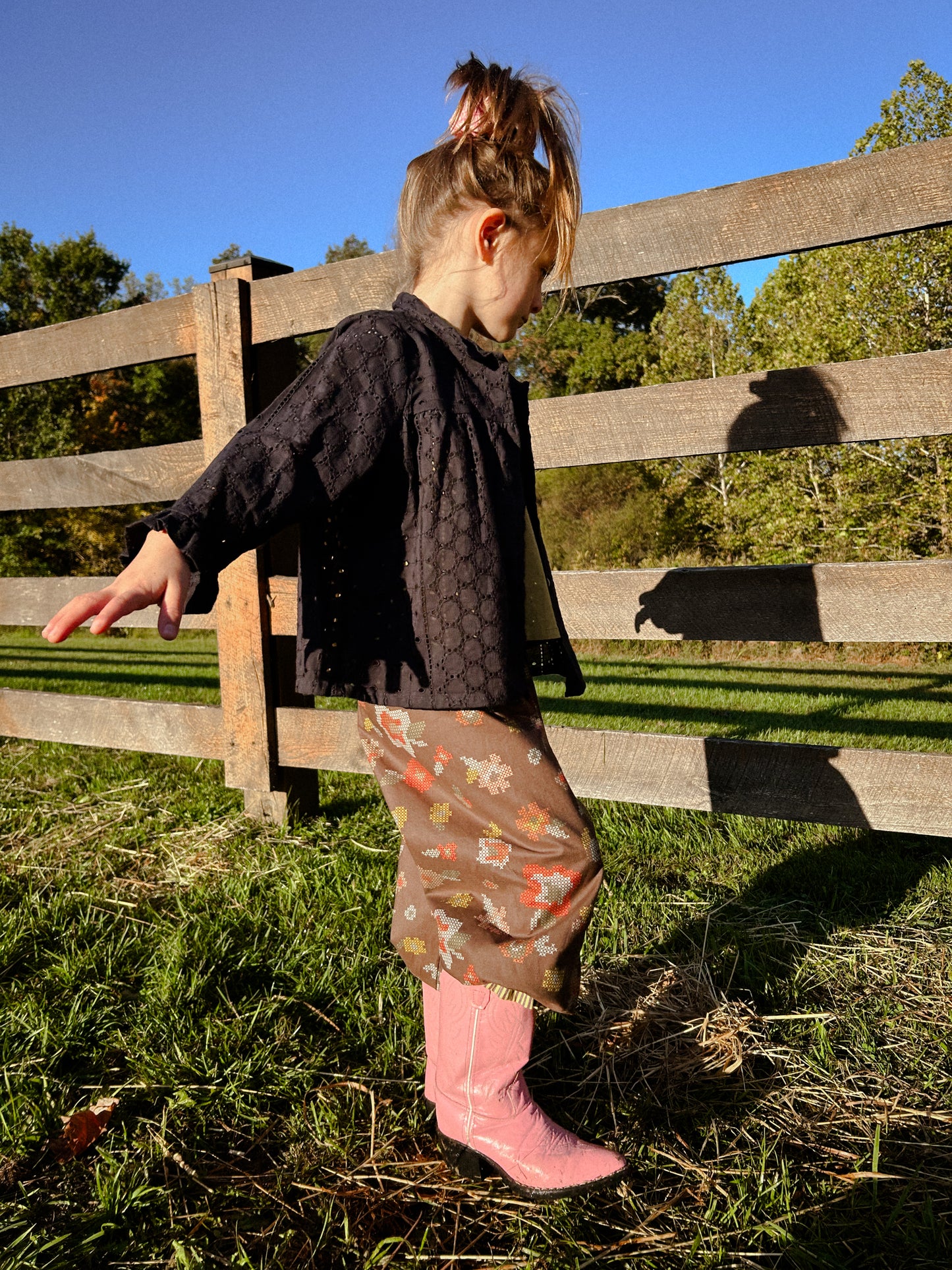 Bay Smock in Ink Cotton Lace