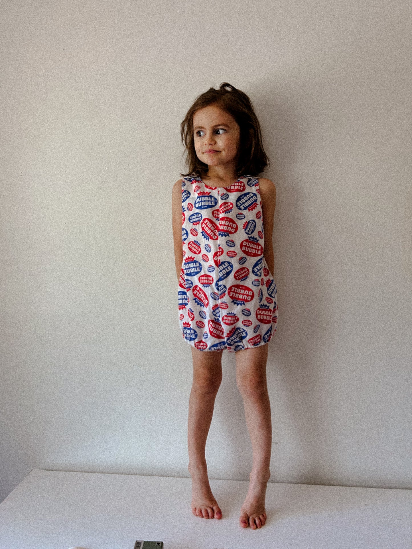 Homemade Dubble Bubble Romper