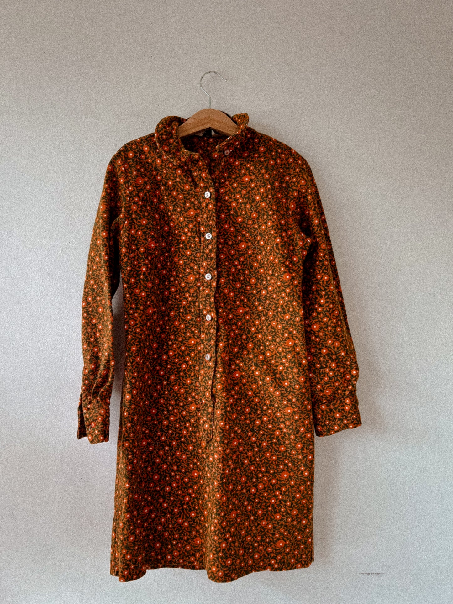 70s cotton Art Shirt