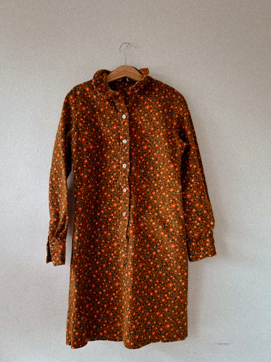 70s cotton Art Shirt