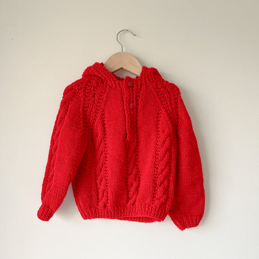 Cherry Vintage Handmade Sweater