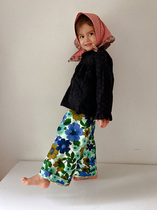 Garden Pants & Bag Blouse Set