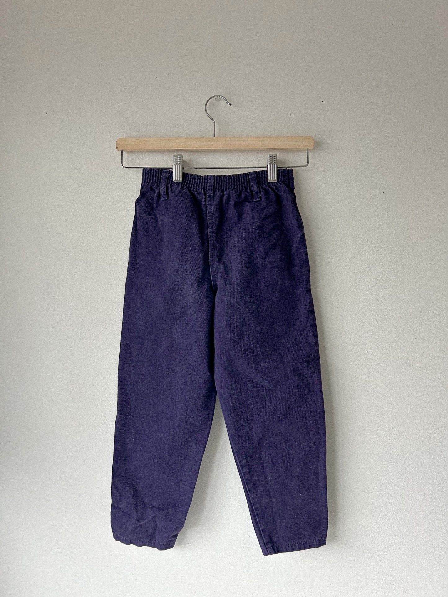 Inky Eggplant Denim