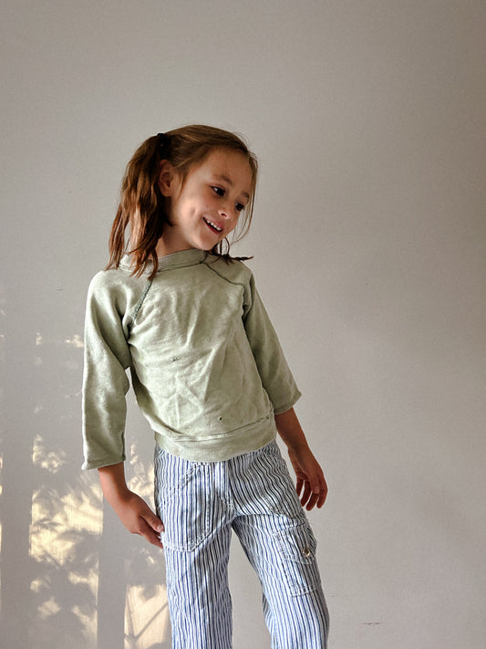 Celery Green Cotton 60s Sweatshirt