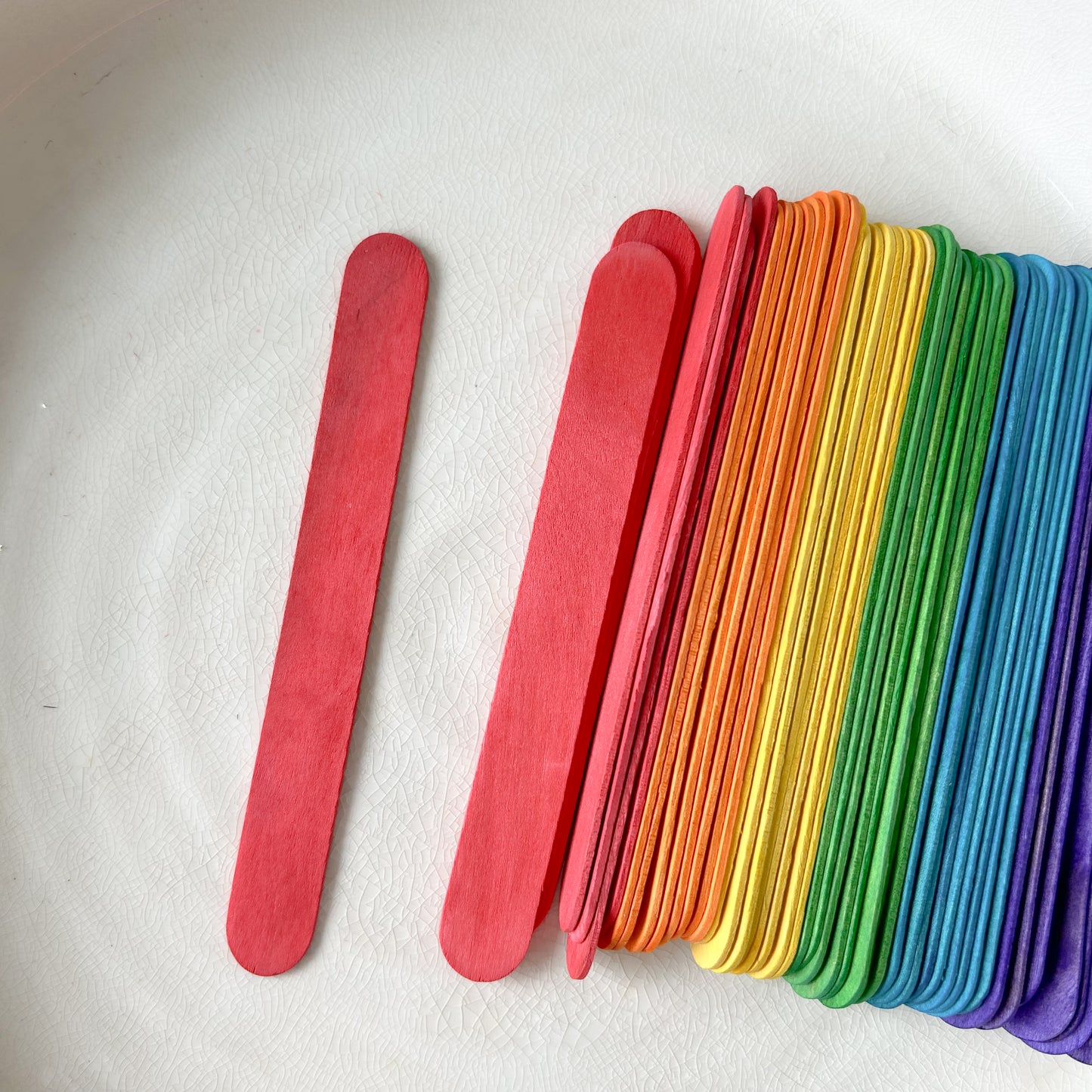 Jumbo Rainbow Popsicle Sticks