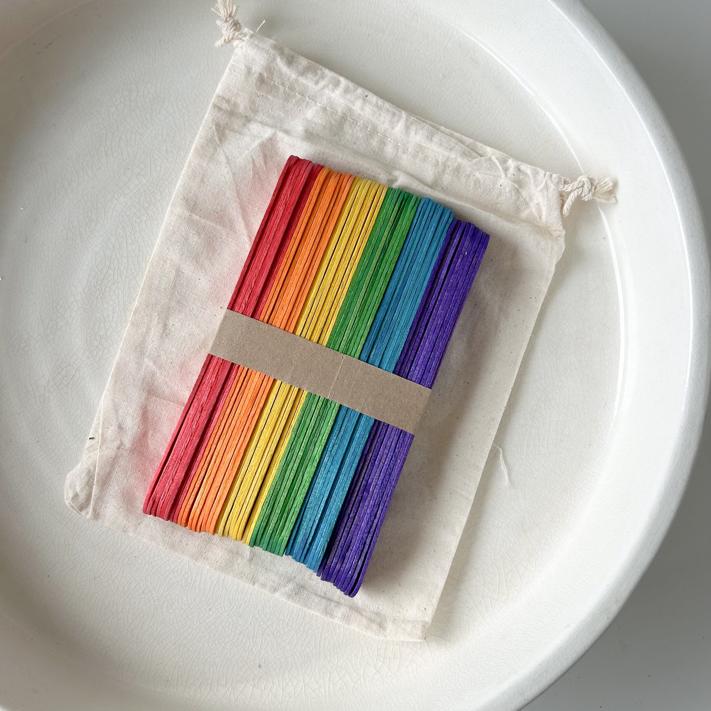 Jumbo Rainbow Popsicle Sticks