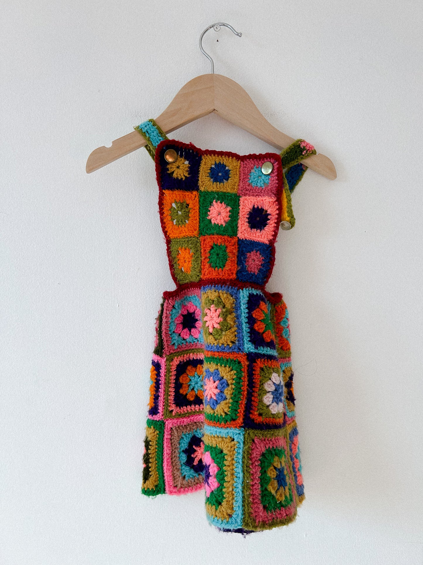 70's Crochet Pinafore Toddler