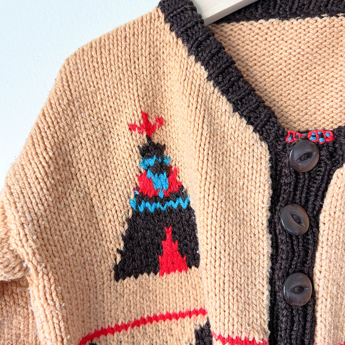 Vintage Handknit Graphic Sweater