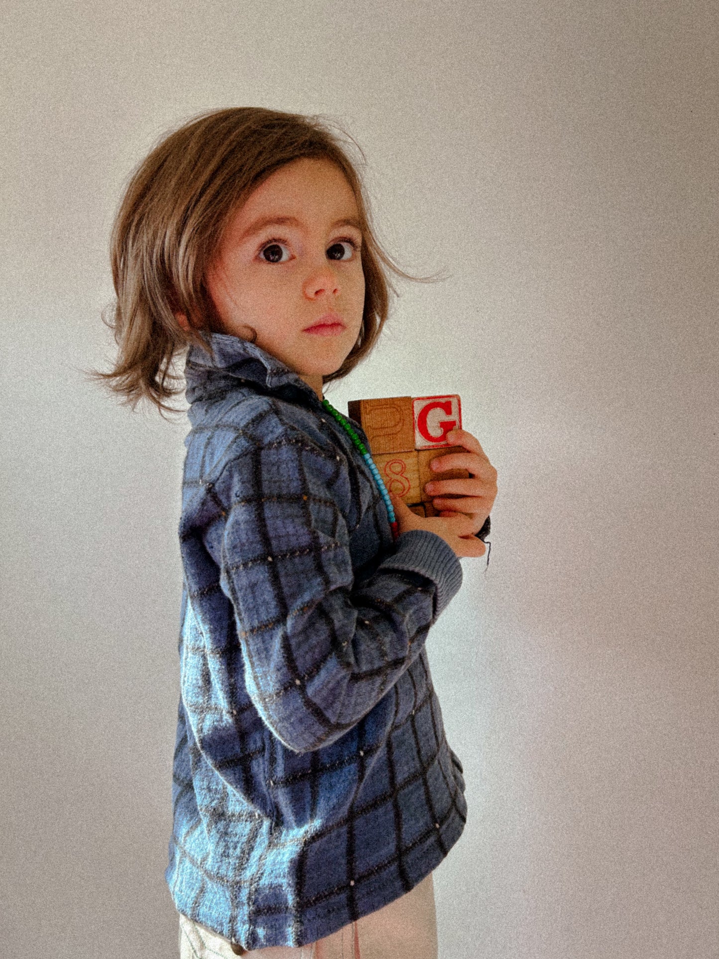 Blue Pattern Pullover