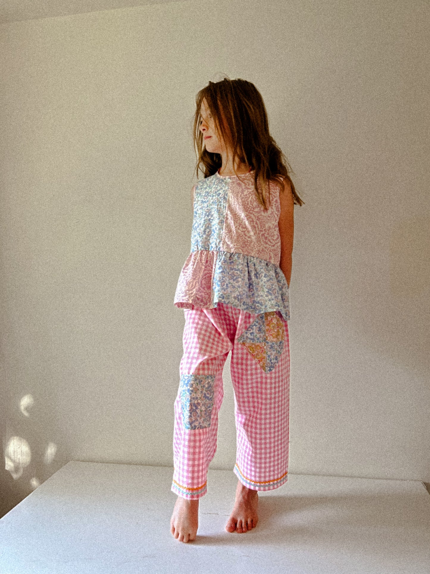Garden Pants in Picnic Pink