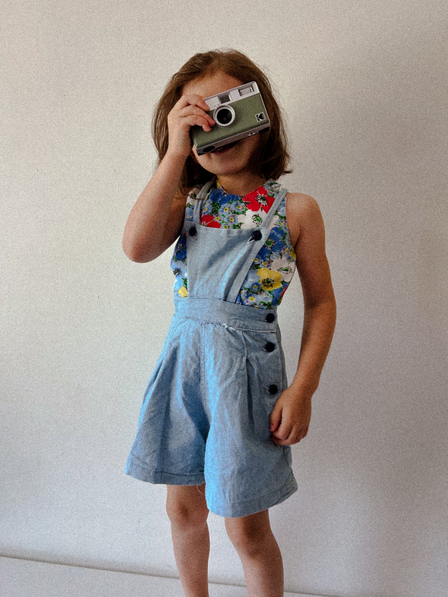 40s Chambray Shortalls