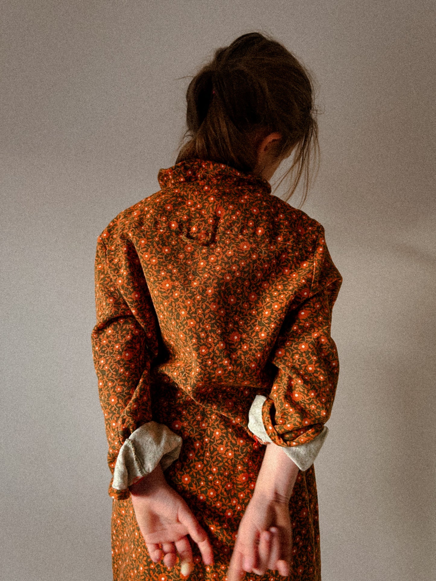 70s cotton Art Shirt