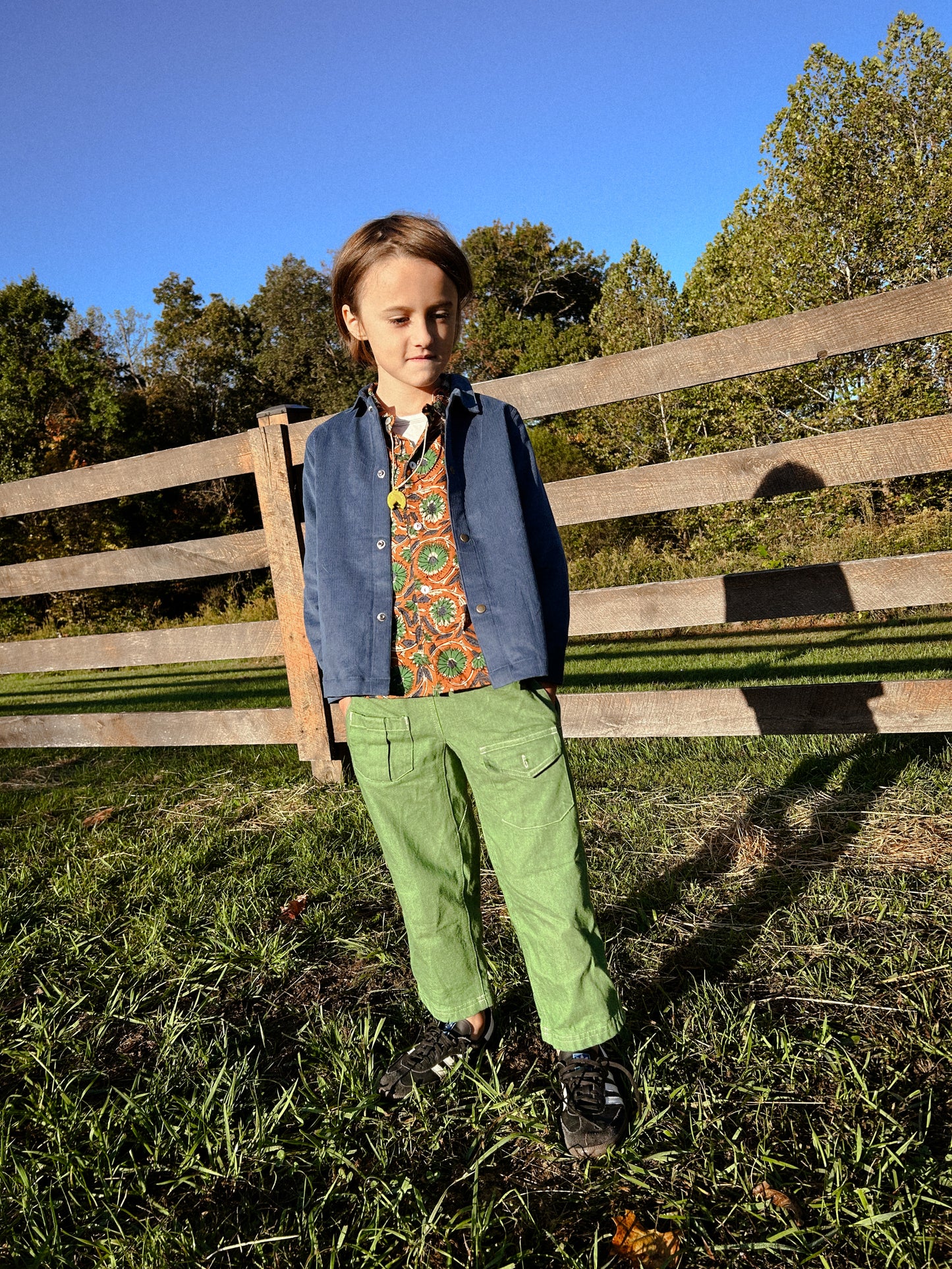 Hill Jacket in Marine Cord