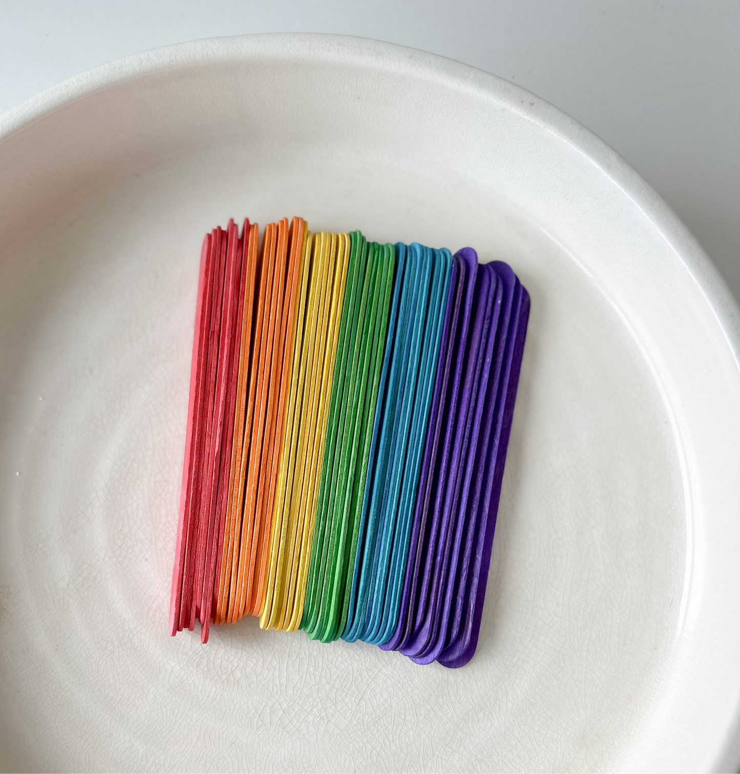 Jumbo Rainbow Popsicle Sticks