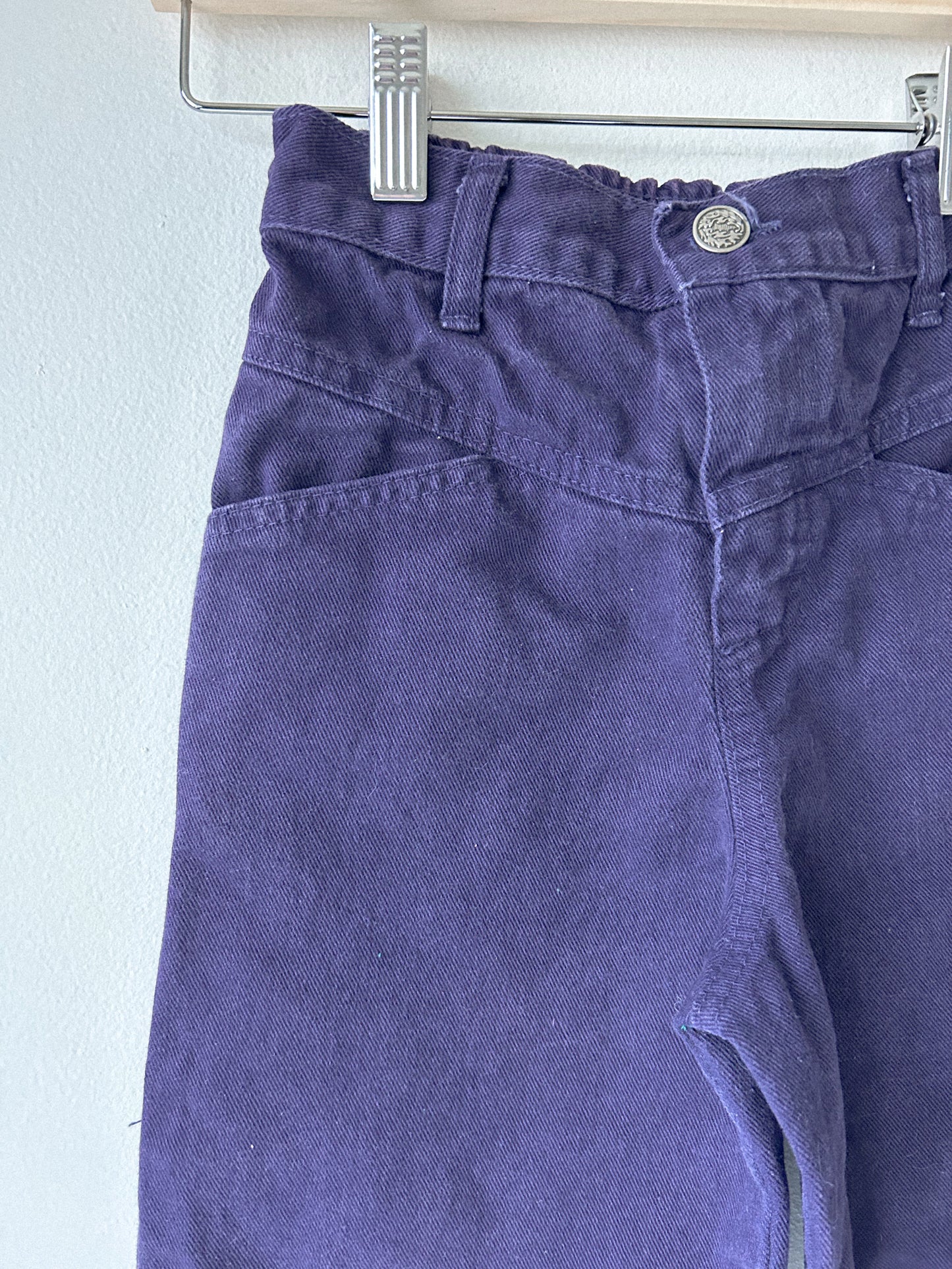 Inky Eggplant Denim